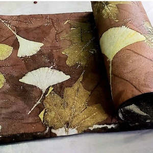 Artigiani della pelle, Impara a stampare con la stampa ecologica a colori e naturale, Tutorial PDF con link video, Stampa botanica, M Theresa Brown, Download immediato