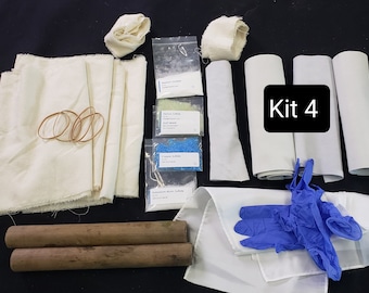 Leather Ecoprint Supply Kits, Use with my Tutorials & Workshops, Cowhide, Lambskin, 5 Options, Ready to Use, DIY Leather Crafter,Mordants