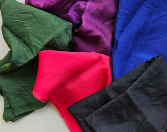 Dye Blankets,6 Colors Pre-dyed For Background Color on Ecoprinted Silk or Wool Fabrics,Re-use Multiple Times, Convenient, Botanical Printing