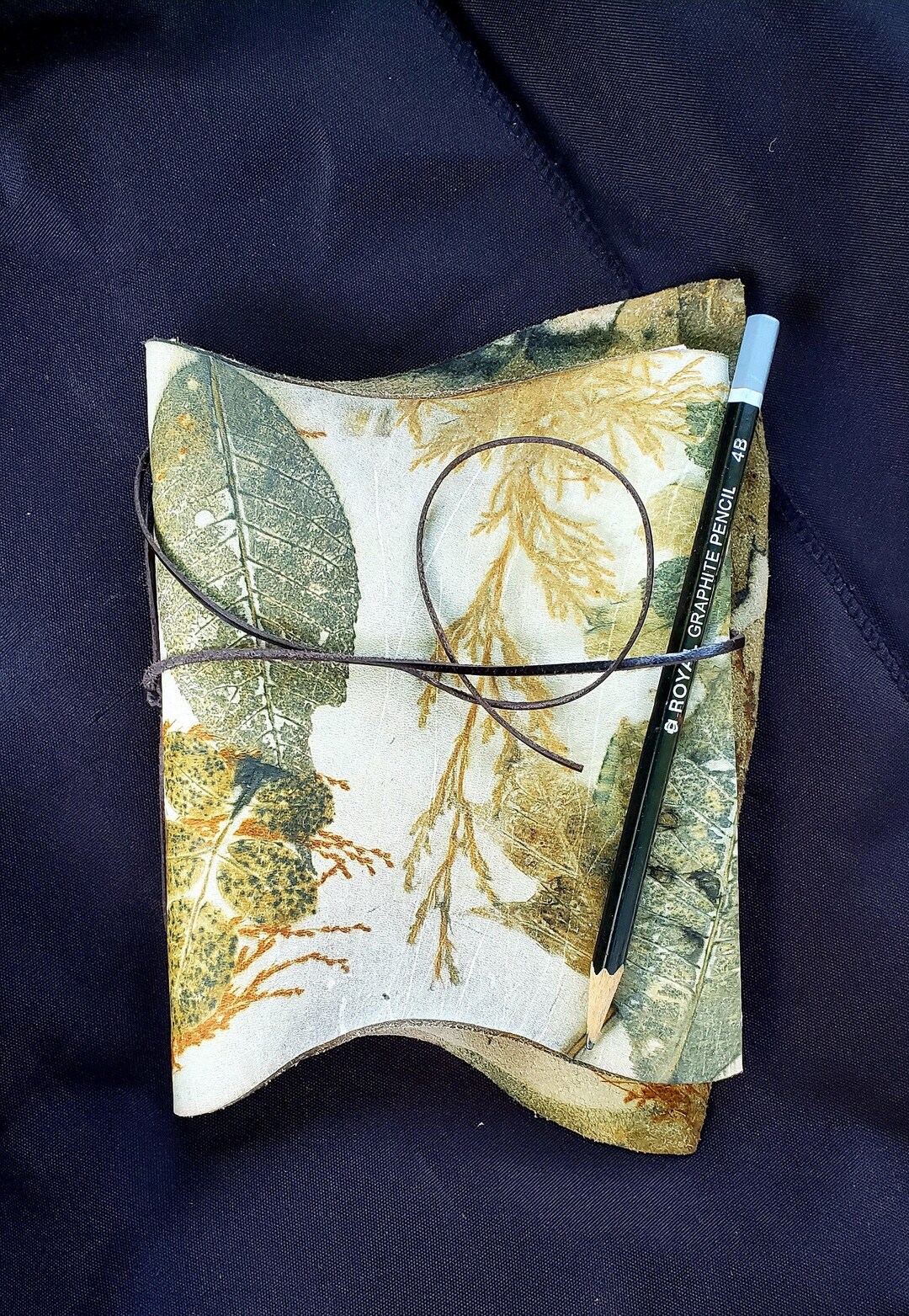 DIY Leather Journal Kit Add Your Own Ecoprinted Designs 45 Etsy