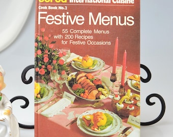 Vintage Cookbook Burda International Cuisine Cook Book No. 2 Festive Menus 200 Recipes