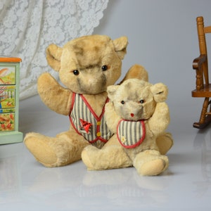 Vintage Plush Teddy Bears Stuffed Animal Toys by Clare's Creations N.Y