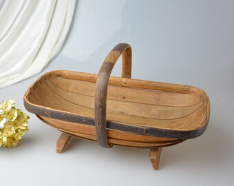 Traditional Sussex Trug Wealden Garden Trug Thomas Smith English Flower Basket Cottage Decor Farmhouse Kitchen