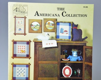 Vintage Americana Kreuzstichmuster: American Cottage Decor