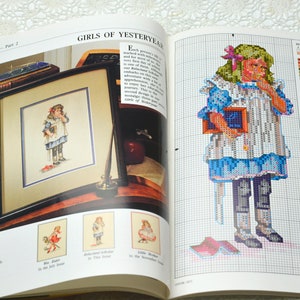 Vintage Embroidery Pattern Magazine For The Love Of Cross Stitch 1993 20 Craft Projects Teddy Bear Cross Stitch Patterns Kid Room Decor