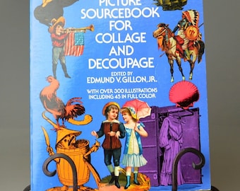 Antique Clip Art Book: Victorian Images for Collage Decoupage