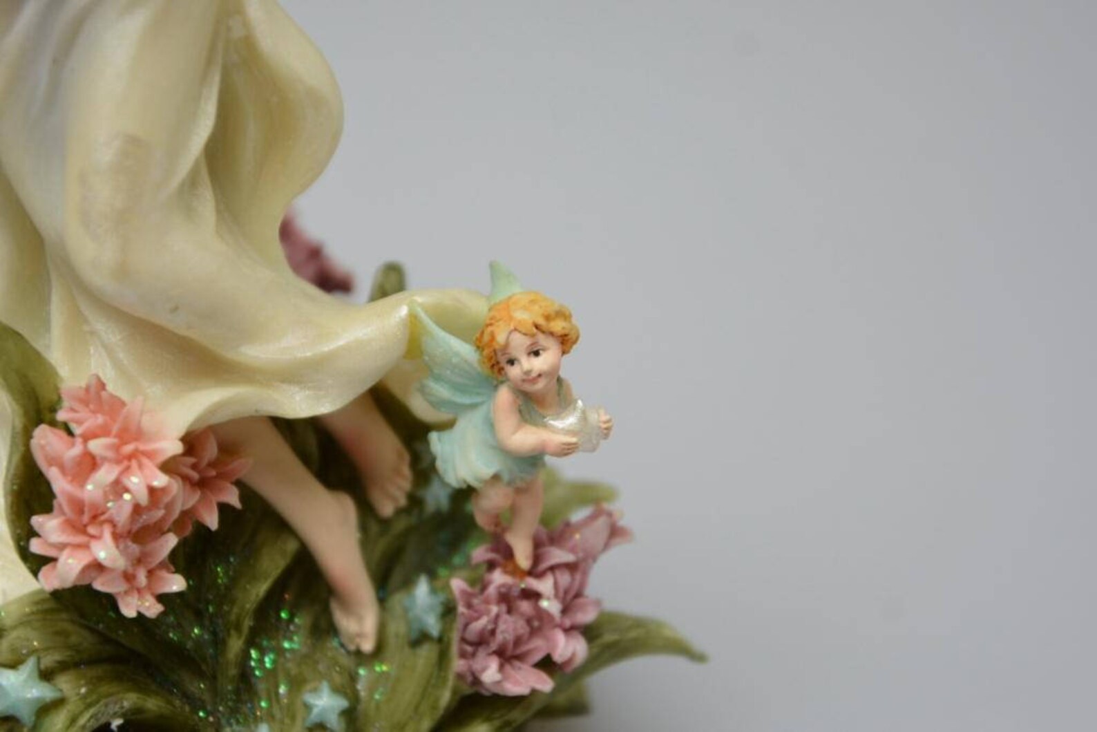 Vintage Fairy Figurine Reach For The Stars The Enchanted Etsy