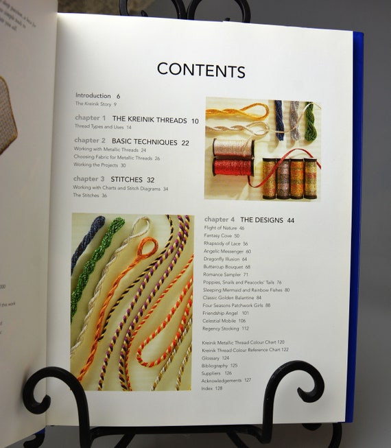 Vintage Craft Book Metallic Thread Embroidery A Practical 