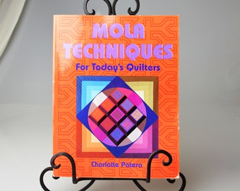 Vintage Quilt Craft Book Mola Techniques for Today's Quilters by Charlotte Patera DIY Craft Kuna Indians Applique in Mola Work