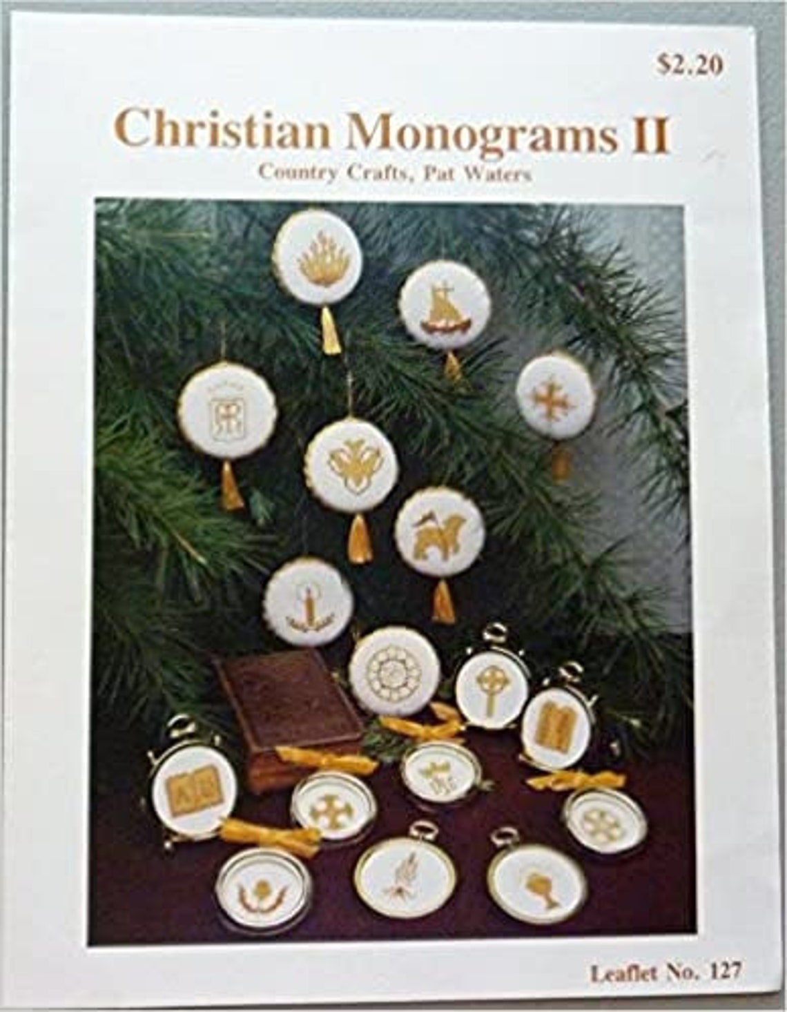 Rare Vintage Christian Monograms II Country Crafts by Pat Etsy