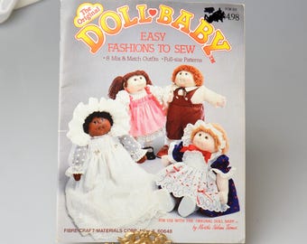 Vintage Doll Clothes Pattern Book: Martha Nelson Thomas Designs