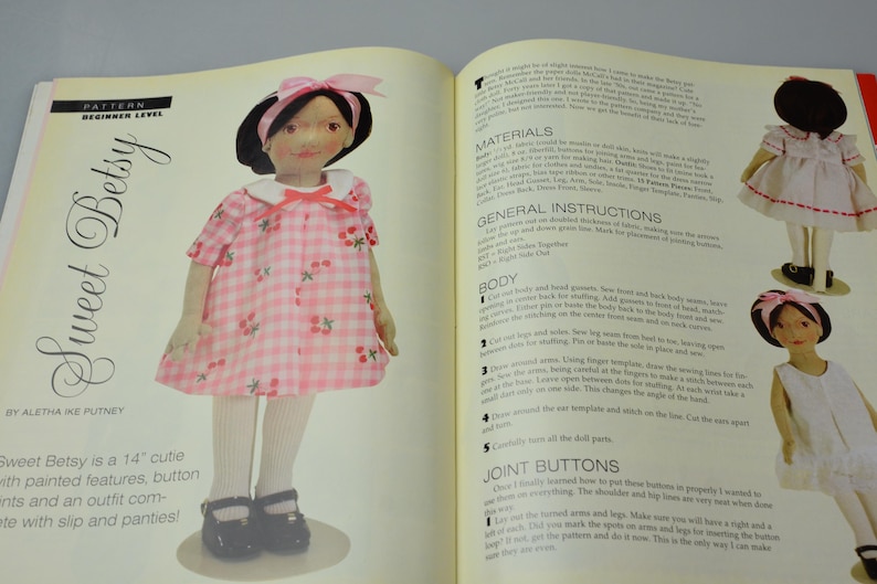 Craft Magazine Soft Dolls & Animals July 2009 DIY Doll Pattern Designer Doll 90 Dolls of All Kinds image 3
