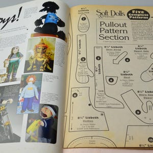 Craft Magazine Soft Dolls & Animals July 2009 DIY Doll Pattern Designer Doll 90 Dolls of All Kinds image 7