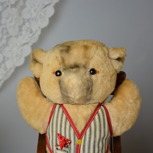 Vintage Plush Teddy Bears Stuffed Animal Toys by Clare's Creations N.Y