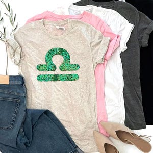 SEQUIN CUSTOM TEE - Custom handmade embroidered sequined crewneck tee shirt for Birthday celebrations