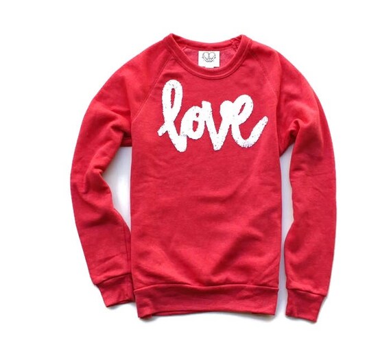 Sequin Valentine Shirts for Women. Love 