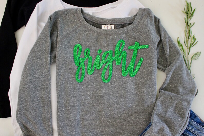 Sequin Patch Christmas Element Sweatshirt main image 0