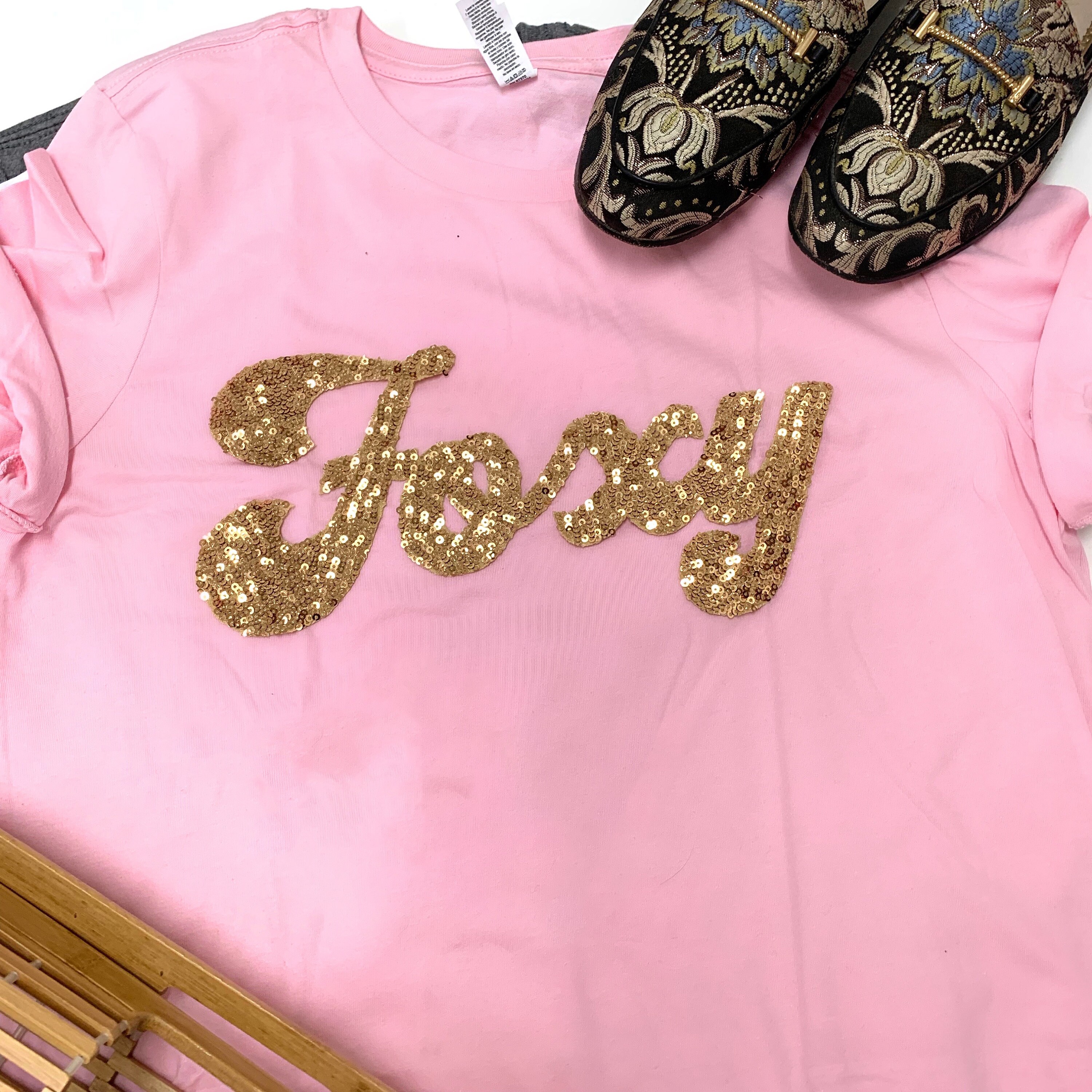 foxey♡ Foxy Shirt / Sequin Patch / Gift / Vintage T Shirt / Sequin