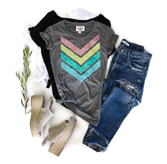 Chemise militaire T shirt femme Chevron Cadeau soldat Vetements pour femme T shirt femme mignon Ecussons Chemise a paillettes T shirt fierte Etsy France