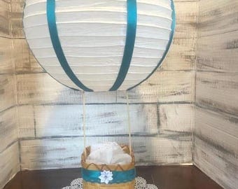 Hot Air Balloon Centerpiece: Party Decor or Nursery Night Light
