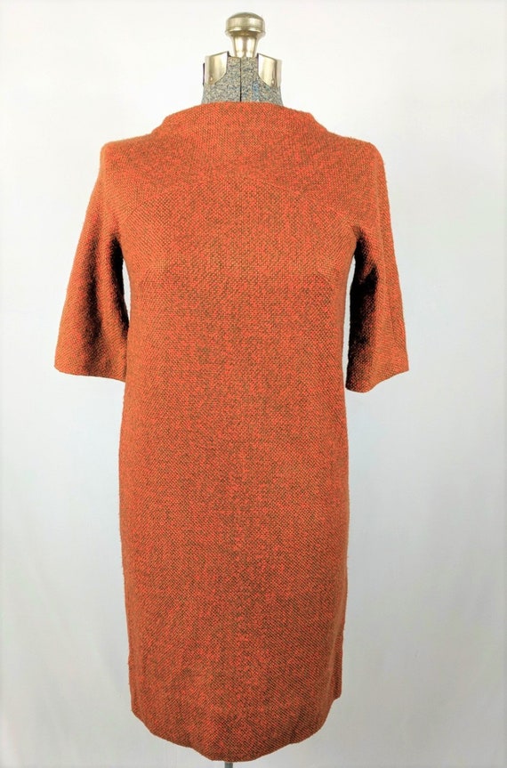 1960s Handmade Dress// Small// Two Toned