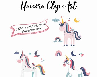 Imágenes Prediseñadas de Unicornio - Diseño de estilo minimalista