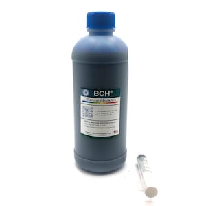 Cyan Bulk Refill Ink 500 ml Bottle Dye Color for Canon Printer Cartridge