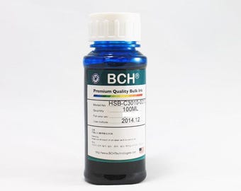Premium Cyan Ink Refill – 100ml Dye Ink for Epson Inkjet Printers | BCH Refill Ink for EcoTank & Cartridge Systems