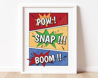 Superhero Prints