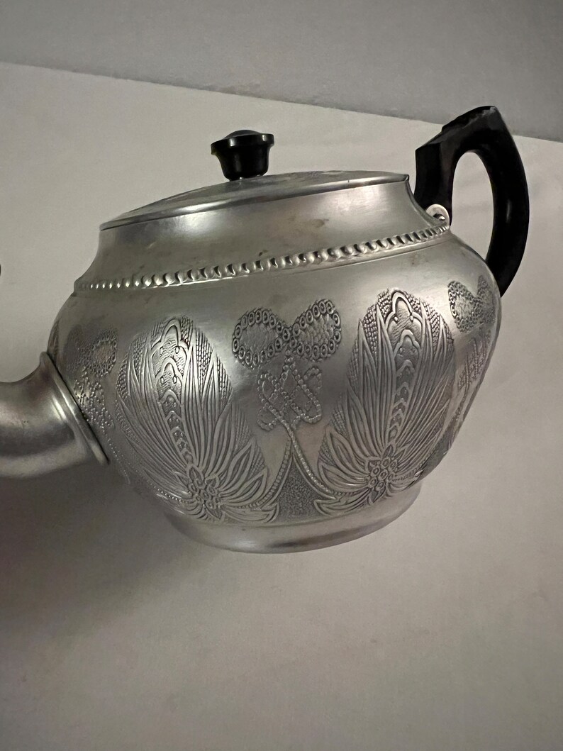 Vintage Aluminum Works Teapot Sona Ware, Stratford, England Etsy