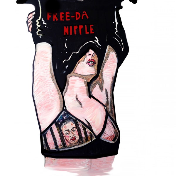 Free-Da Nipple Print