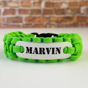 Name bracelet for boys, Custom paracord bracelet personalized with name, Handmade jewelry, Gifts for kids