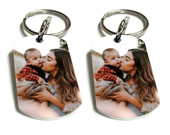 Photo keychains, Mother's Day gift, Matching keychains, Gift for wife, Gift for Mom, Couples, Gift for her,
