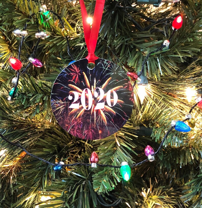 2021 2022 Christmas ornament Same both sides | Etsy