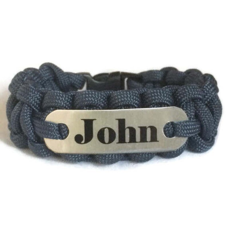 Name Bracelet for Boys Custom Paracord Bracelet Etsy