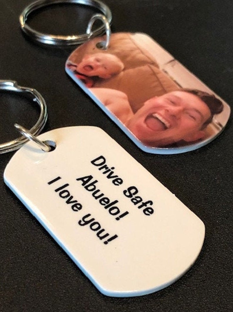 Drive safe Daddy keychain Personalize this 2 sided keychain Etsy