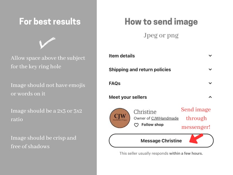 Custom Keychain for Mom With Photo Mother's Day Gift Picture Keychain