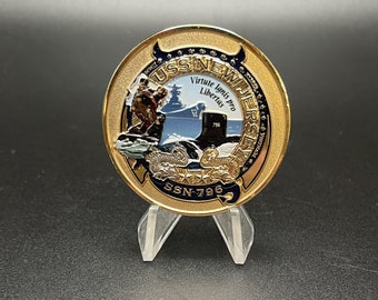 USS New Jersey SSN-796 Challenge Coin