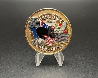 USS Iowa  SSN-797 Challenge Coin