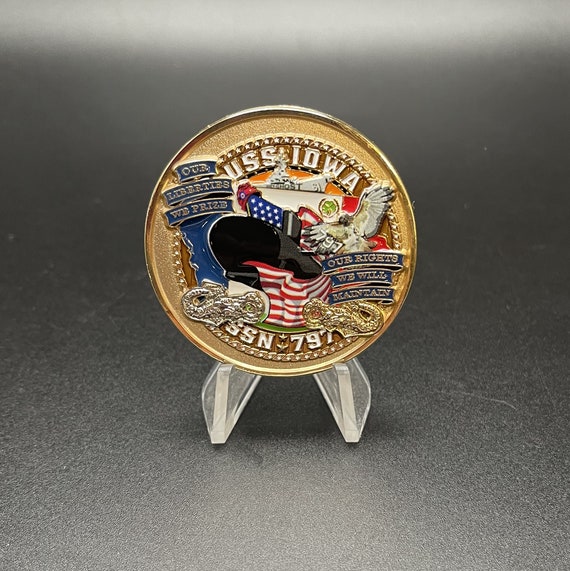 USS Iowa SSN-797 Challenge Coin