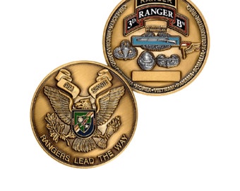 3rd Ranger Battalion Challenge Coin RANGERS Lead The Way