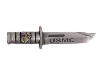 US Marine Corps K-Bar Brieföffner / Challenge Coin