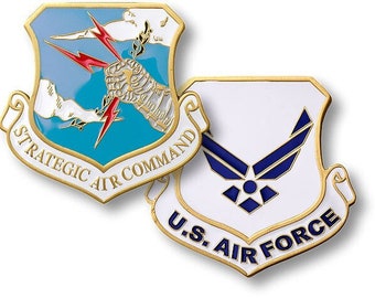 U.S. Air Force STRATEGIC AIR Command SAC Challenge Coin