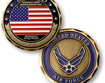 United States Air Force RETIRED  Challenge Coin