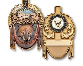 USS South Dakota SSN-790 Challenge Coin