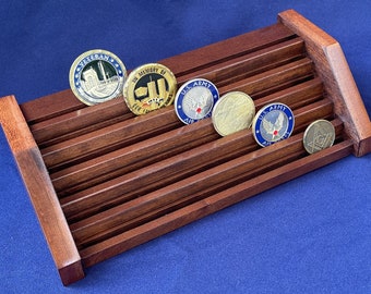 Cherry Challenge Coin Display Holds 36 Coins