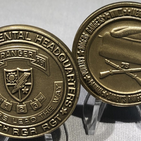 75th Ranger Regiment Challenge Coin