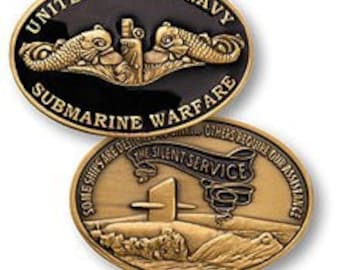 U.S. Navy Submarine Warfare Coin – Officer Challenge Coin