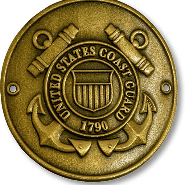 United States Coast Guard Hiking Stick Medallion