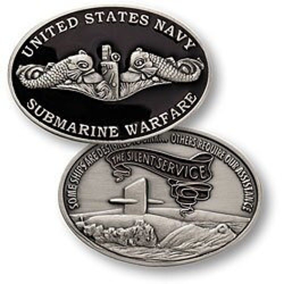 Navy Submarine Warfare Coin – Enlisted Challenge Coin UK